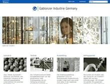 Tablet Screenshot of gablonzer-industrie.de